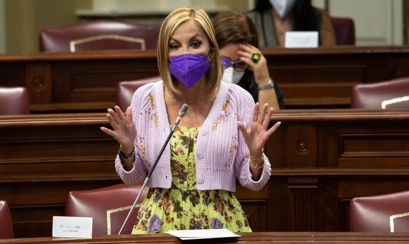 Pleno del Parlamento de Canarias.