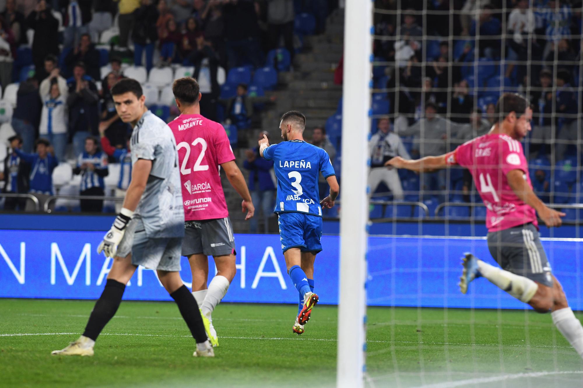 El Dépor se impone en Riazor al colista Talavera (3-2)