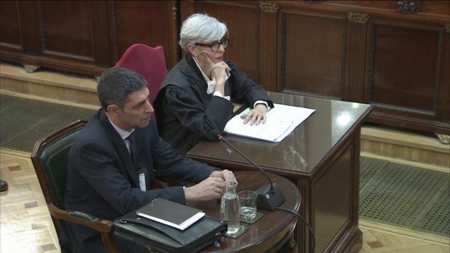 El judici del procés, en directe: Trapero defensa la seguretat del cordó a la conselleria d'Economia