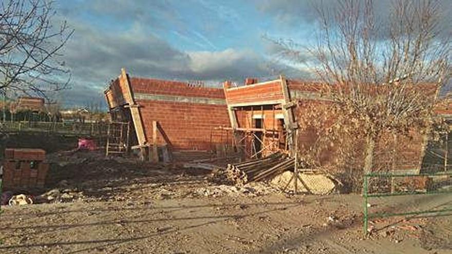 Obras de la guadería en Roales del Pan.