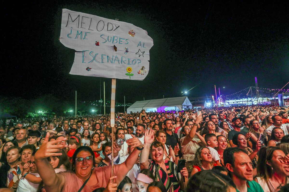 Melody regresa a los escenarios en la Feria de Antequera