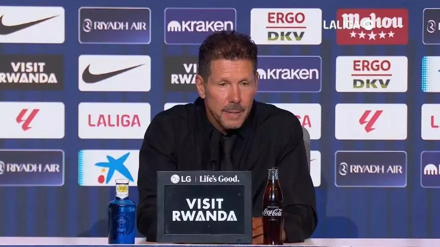 Simeone subraya la "fortaleza ofensiva increíble" del Real Madrid