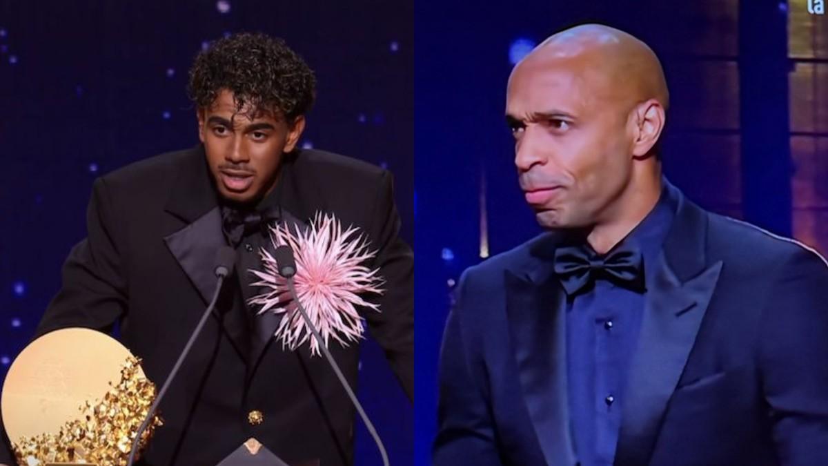 Lamine Yamal wins Young Talent of the Year award in London