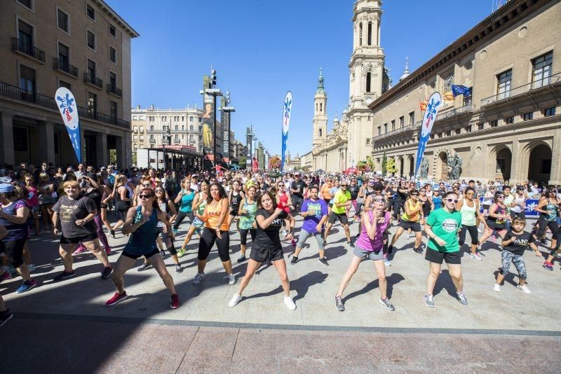 Día del Deporte en la Calle en la Plaza del Pilar de Zaragoza