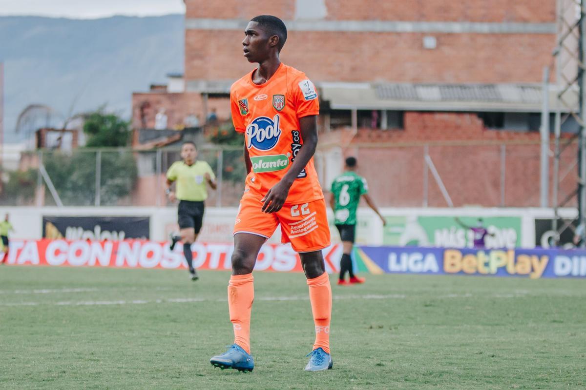 Yaser Asprilla en su etapa en el Envigado FC