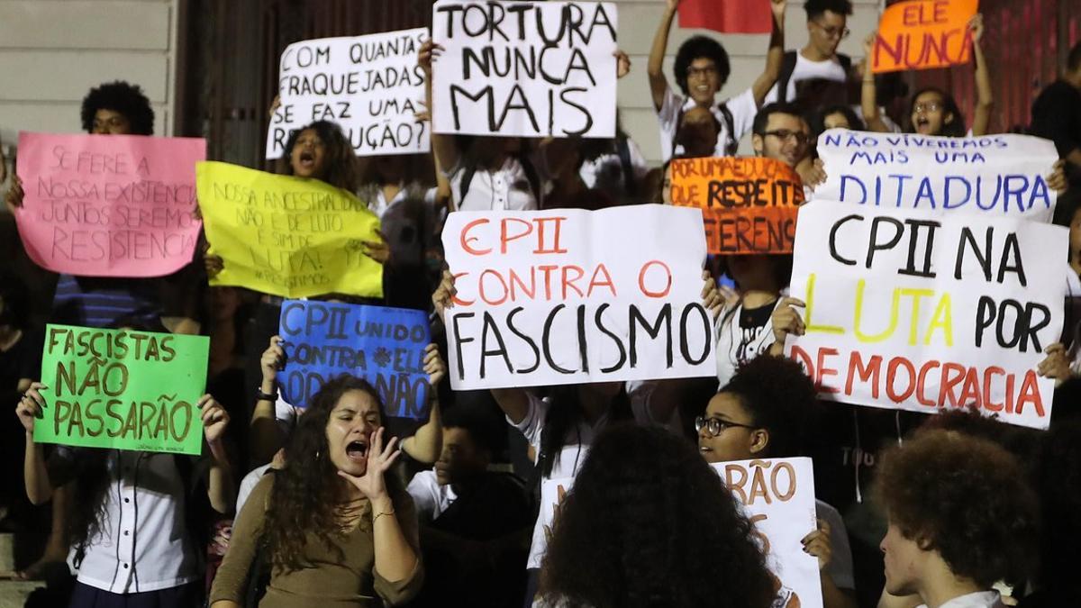 Protesta contra Bolsonaro