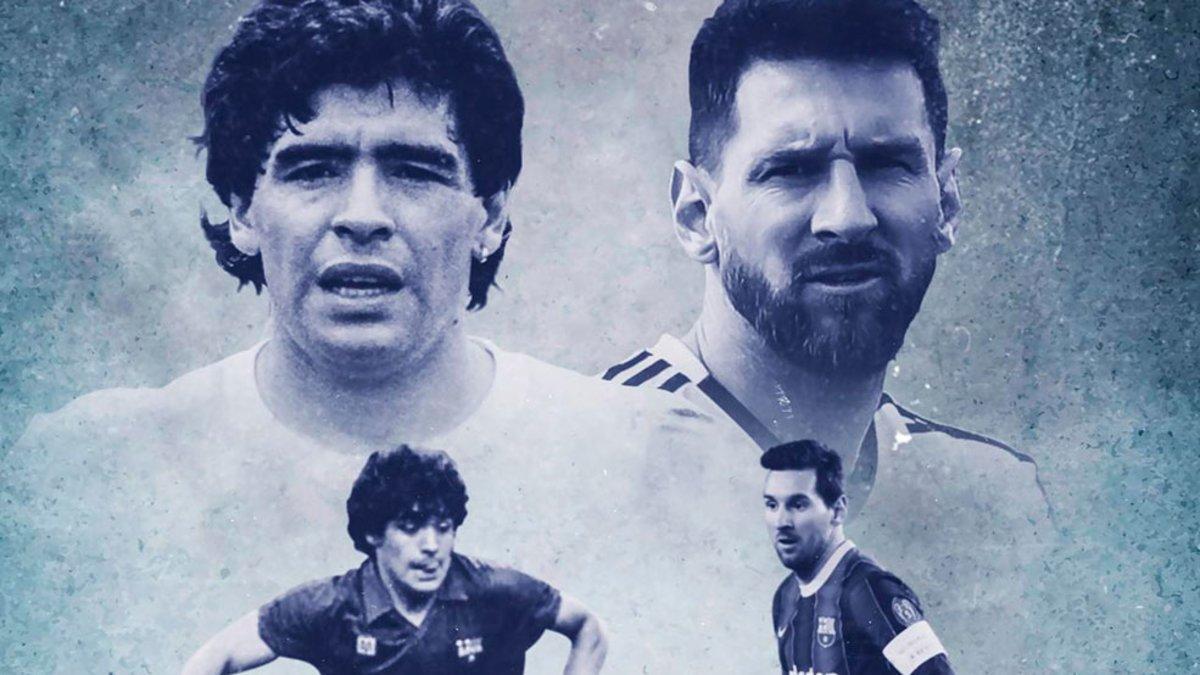 Maradona y Messi