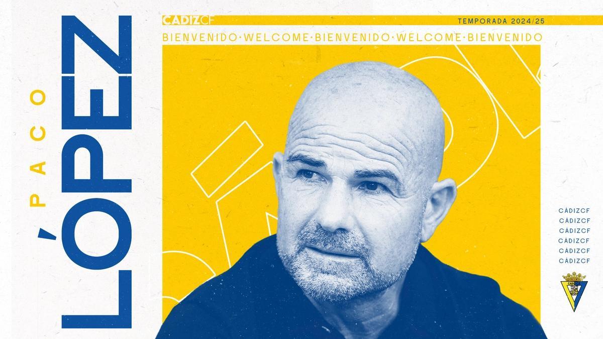 Paco López, nuevo entrenador del Cádiz