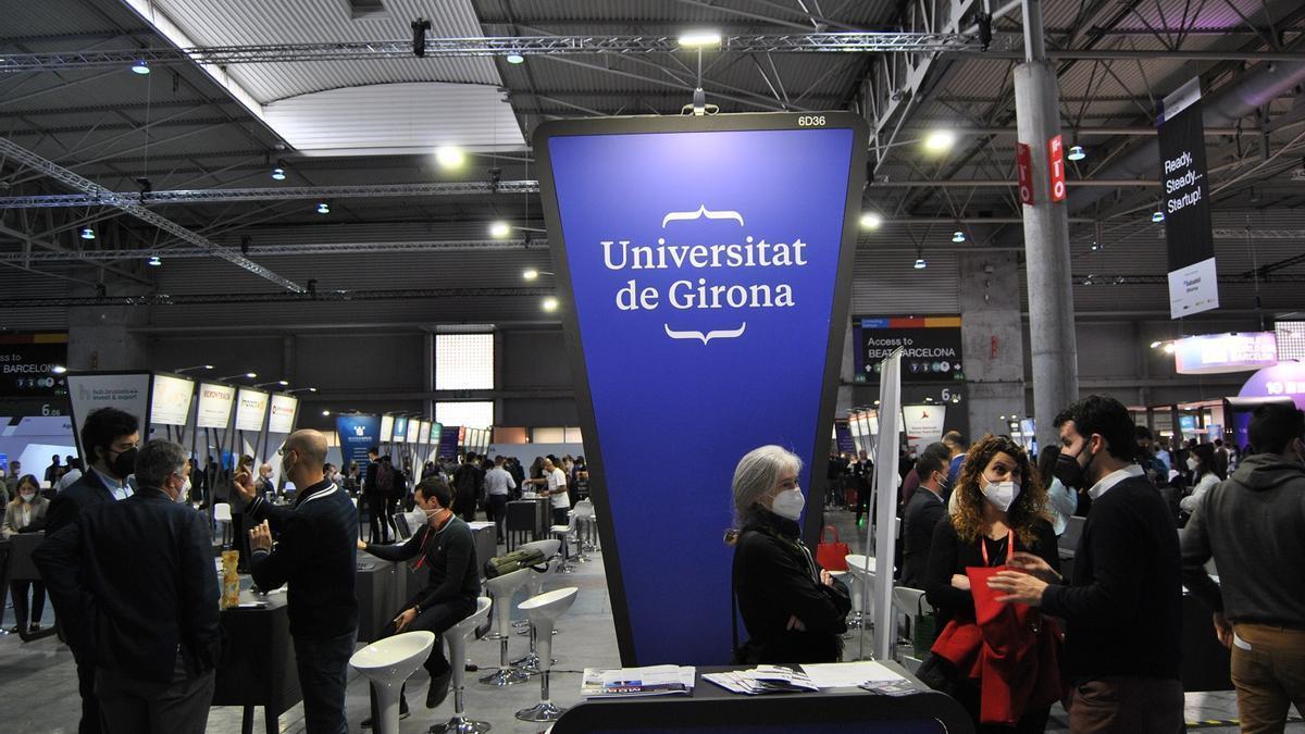 L’estand de la UdG a la fira 4YFN a l’edició de 2022.