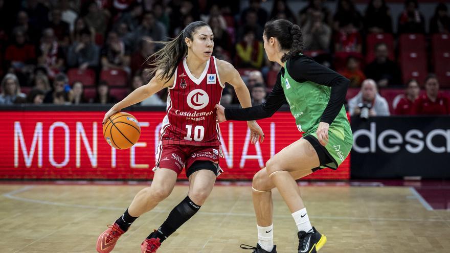 Laia Flores, jugadora del Casademont Zaragoza: "Es espectacular lo que hemos hecho, pero queda toda una vuelta"