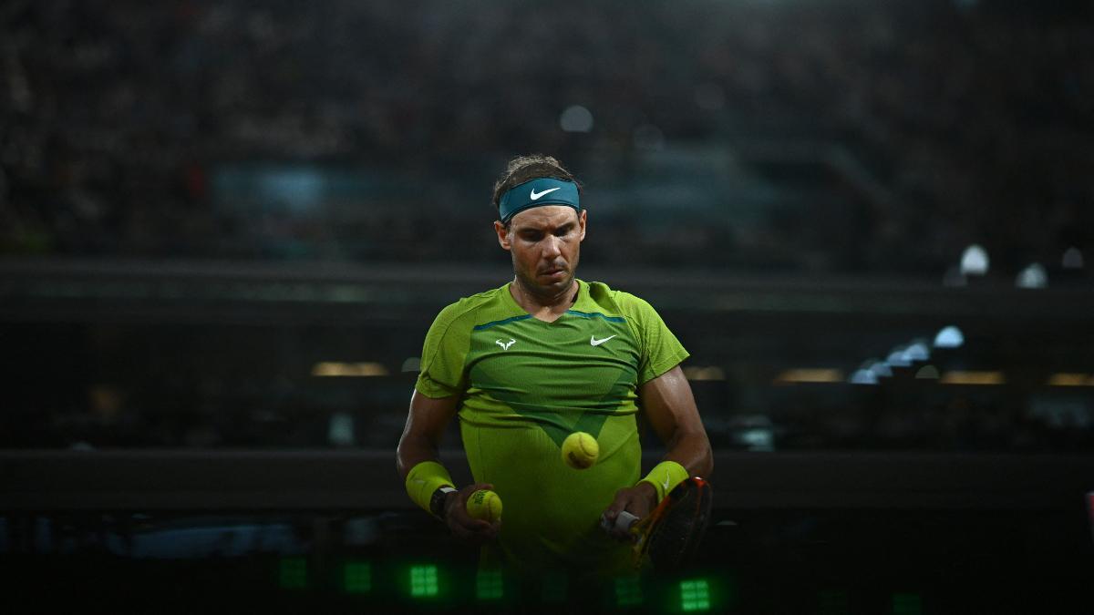 Nadal, durante el duelo ante Zverev