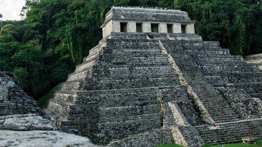 El templo de las inscripciones en Palenque.