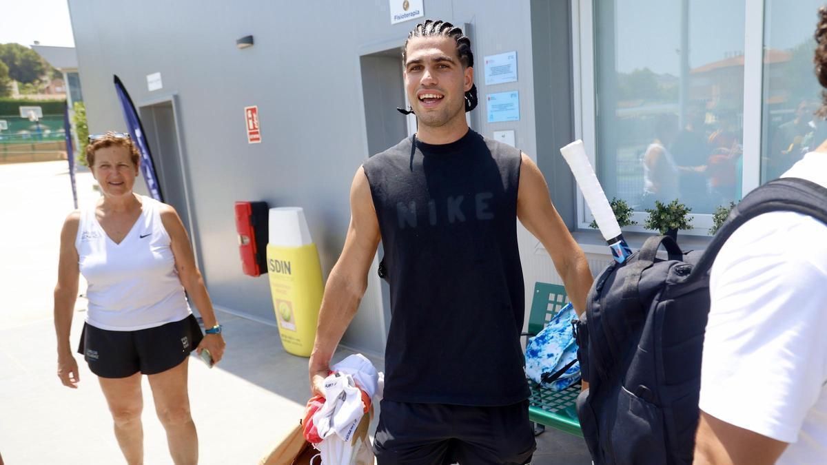 Carlos Alcaraz se ejercita en El Palmar, un paso más para su vuelta a la competición oficial