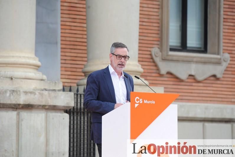 Albert Rivera, líder de Ciudadanos, en Murcia