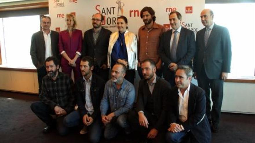 Foto de família dels Premis RNE Sant Jordi