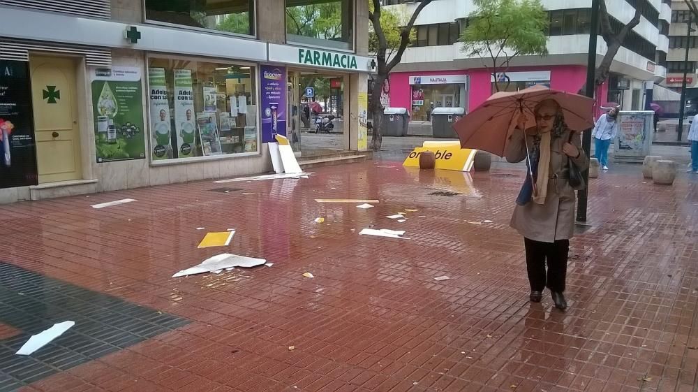 La capital de la Costa del Sol amanece bajo las nubes y con una previsión de lluvias intensas que se quedarán hasta la próxima semana