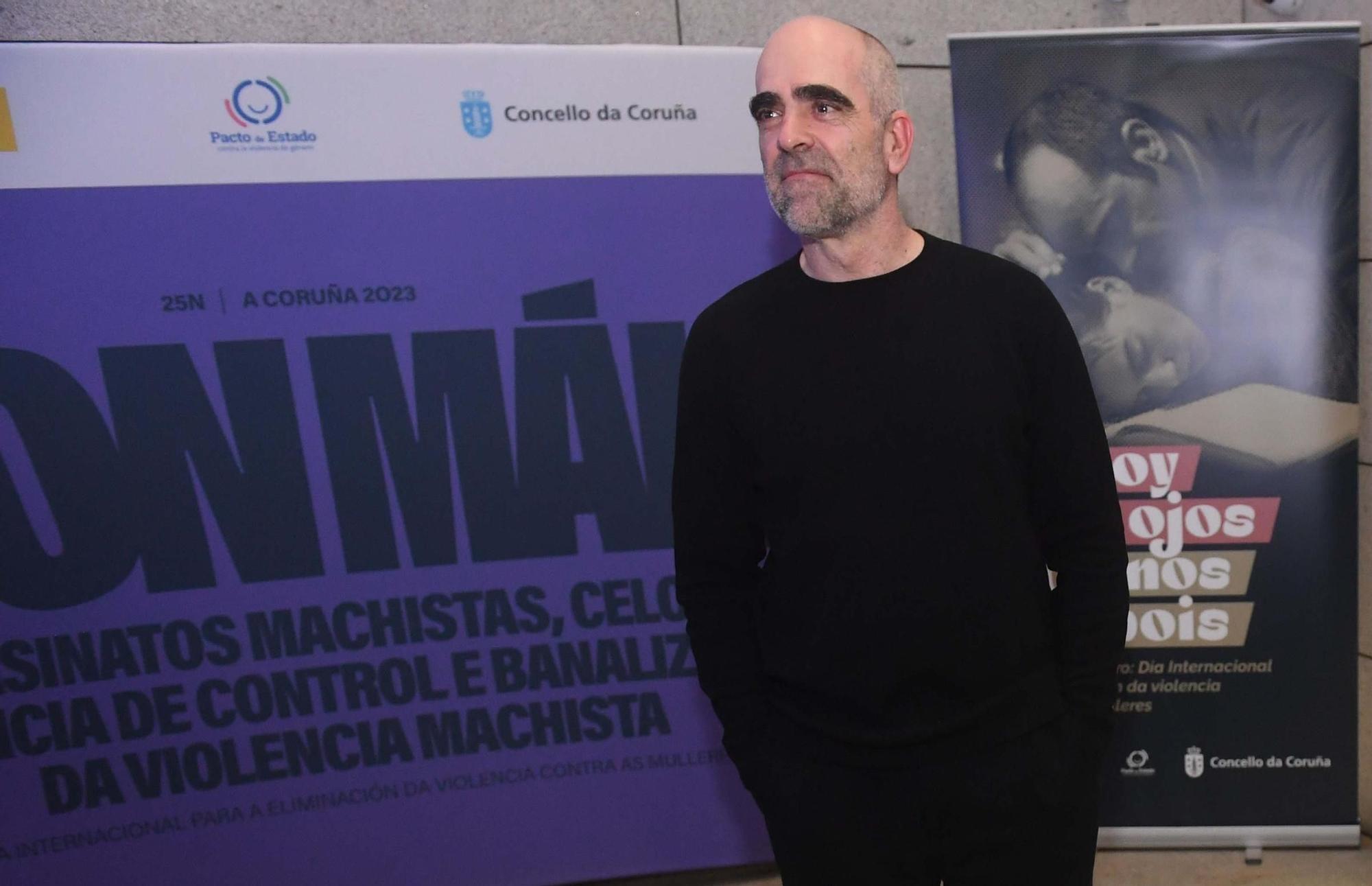 Luis Tosar, en A Coruña contra la violencia machista