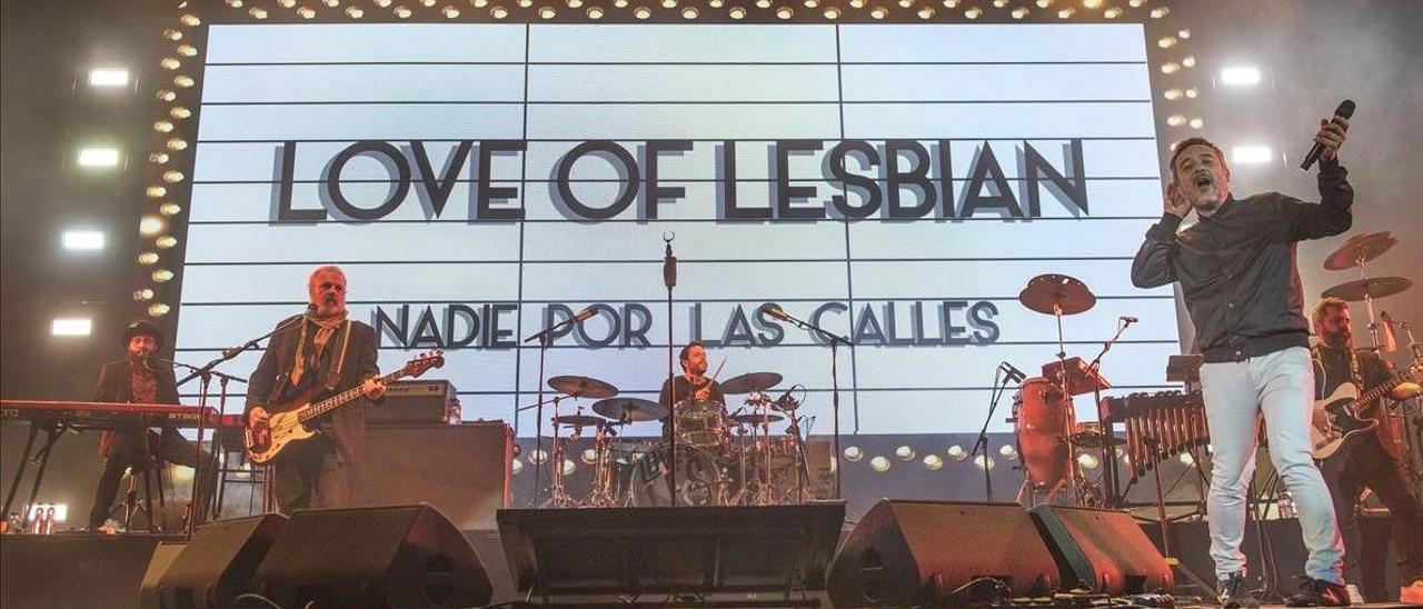 Concierto de Love of Lesbian en Barcelona.