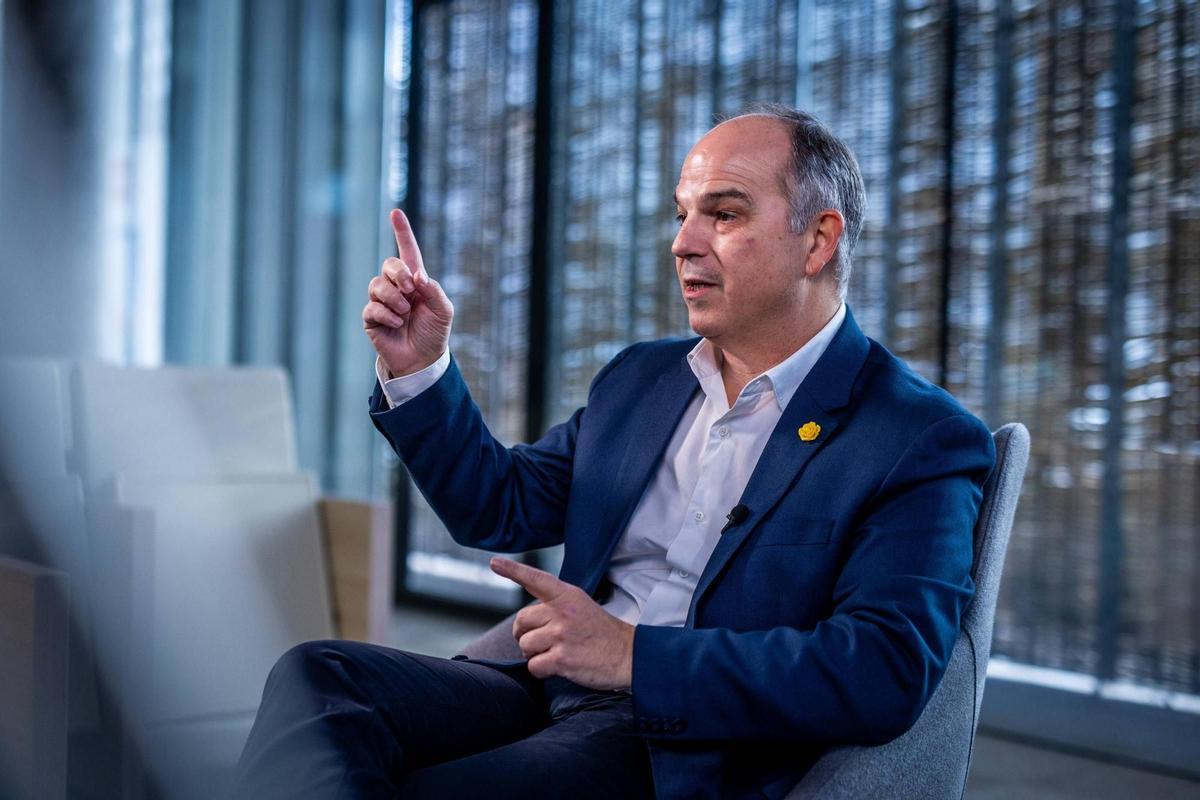 Entrevista a Jordi Turull, secretario general de Junts, en la redacción de El Periódico
