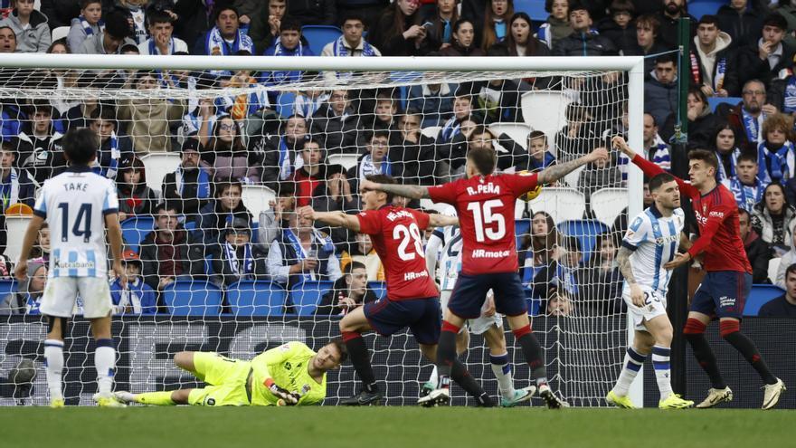 Osasuna sorprende con un gol de Budimir y congela el Reale Arena