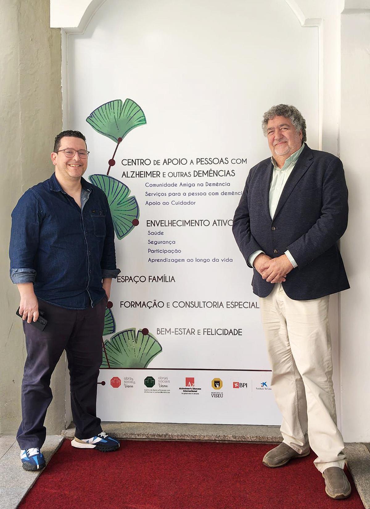 José Carreira (Obras Sociais de Viseu) y Juan Carlos Rodríguez (Afaga)
