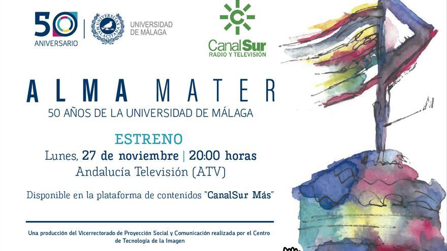 El documental ‘Alma mater. 50 años de la Universidad de Málaga’, en Canal Sur