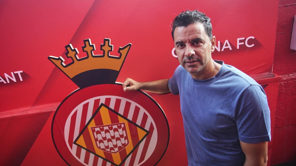 Míchel, entrenador del Girona FC