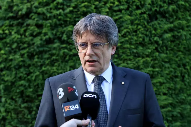 Les primeres imatges de Puigdemont a Waterloo després de la fugida de Catalunya