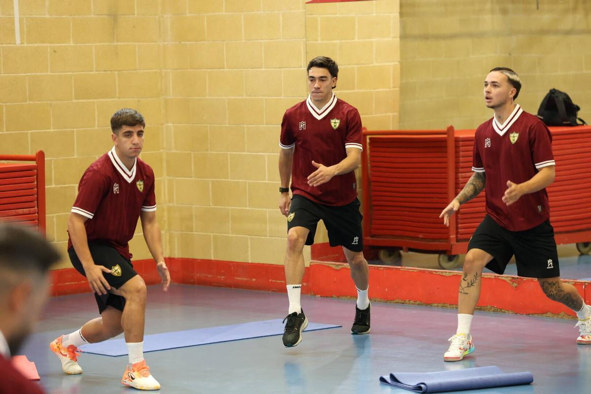El primer entrenamiento de la pretemporada del Córdoba Futsal, en imágenes El primer entrenamiento de la pretemporada del Córdoba Futsal, en imágenes