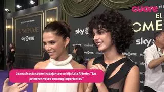Juana Acosta acompaña a su hija Lola Alterio en su primer estreno: "No es porque sea mi hija pero lo borda"