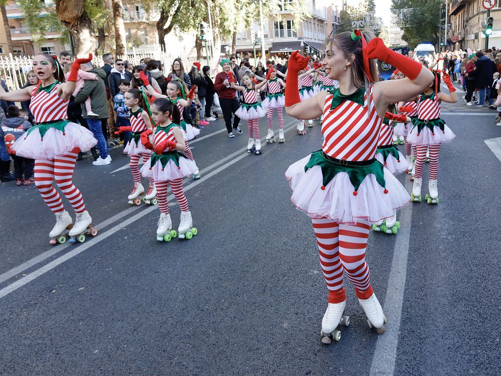 Desfile de Papá Noel en Murcia, en imágenes