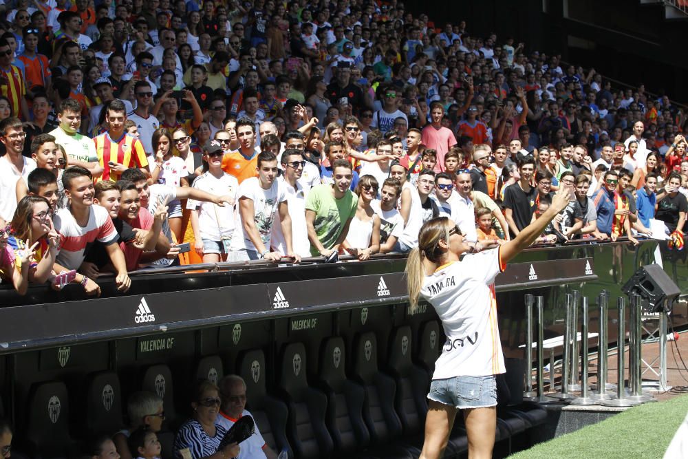 Tamara Gorro, en la presentación de Garay