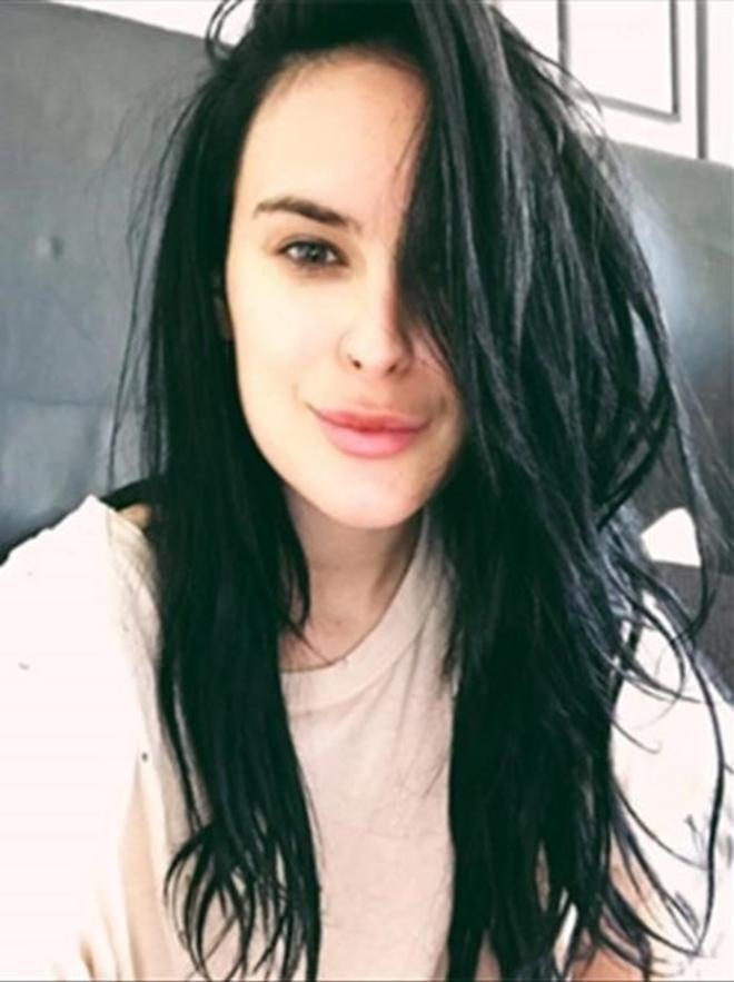  Rumer Glenn Willis, la hija mayor de Bruce Willis y Demi Moore, en un selfi sin maquillaje.