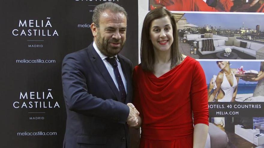 Escarrer y Marín, en la presentación ayer del acuerdo de patrocinio.