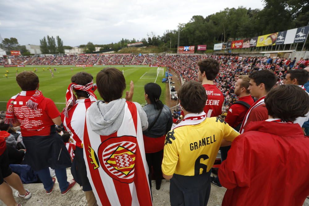 L'afició del Girona a Montilivi