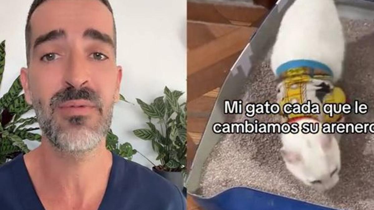 Pablo en su vídeo de TikTok