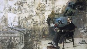 ‘El sueño de Dickens’, cuadro de William Buss.
