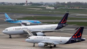 Aviones de la compaía Brussels airlines