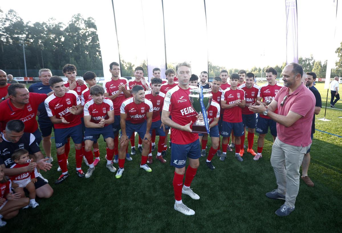 La SD Negreira, campeón de la Copa Deputación.