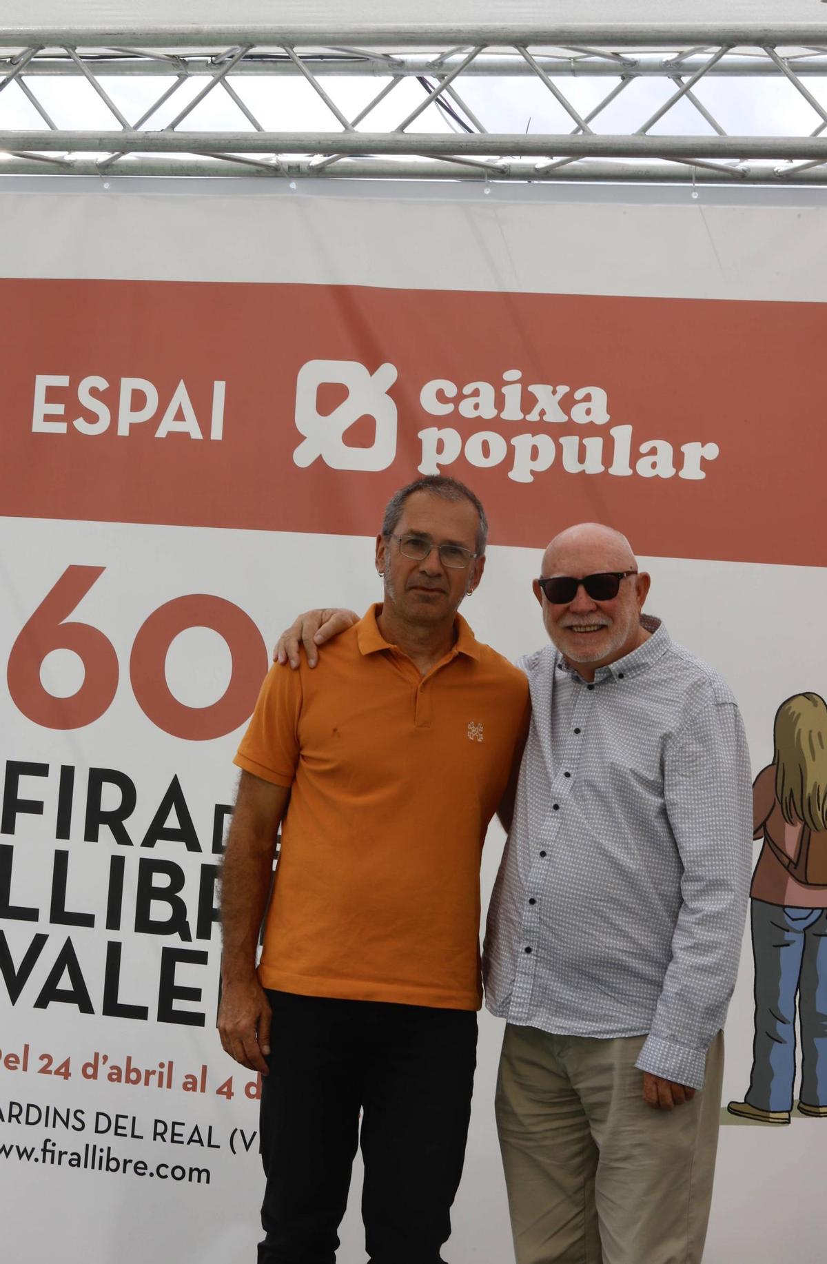 Valencia. VLC. Pau Pertegaz se convierte en el nuevo director de la Fira del Llibre. Manolo Gil se despide del cargo este año