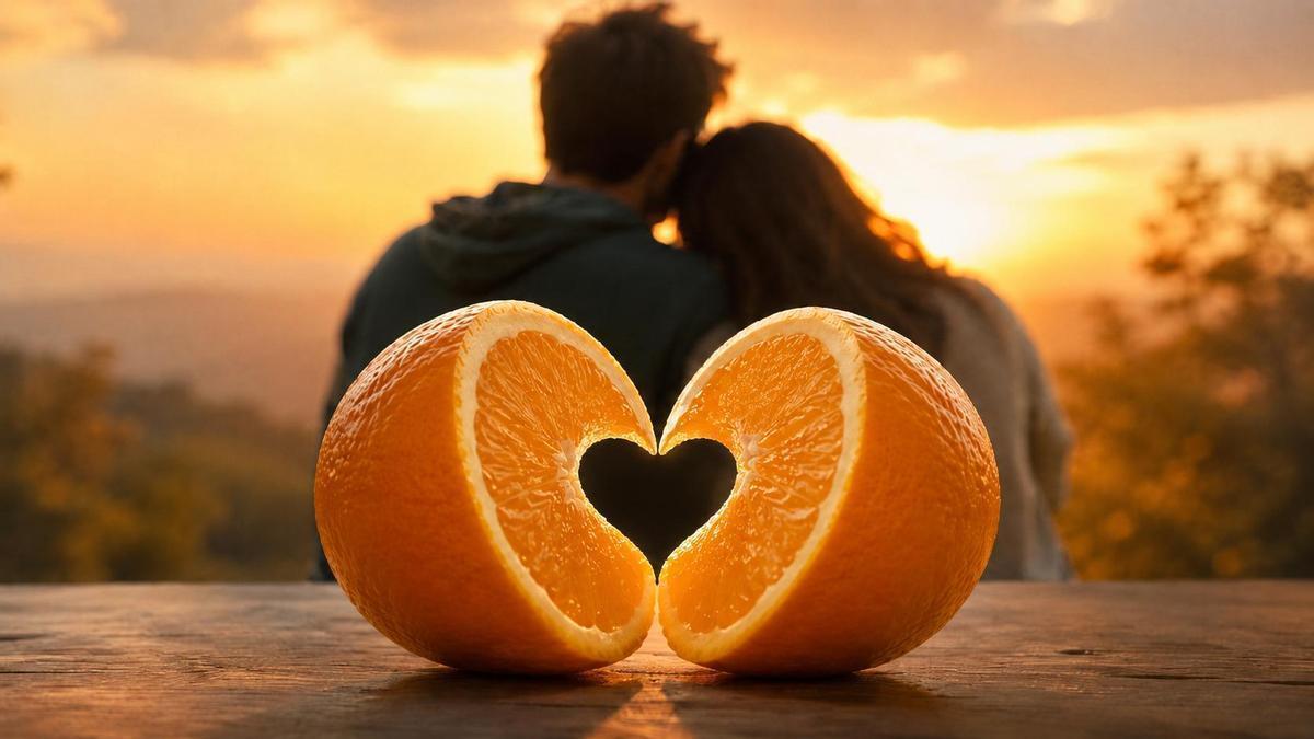 Dos enamorados que han encontrado a su media naranja.