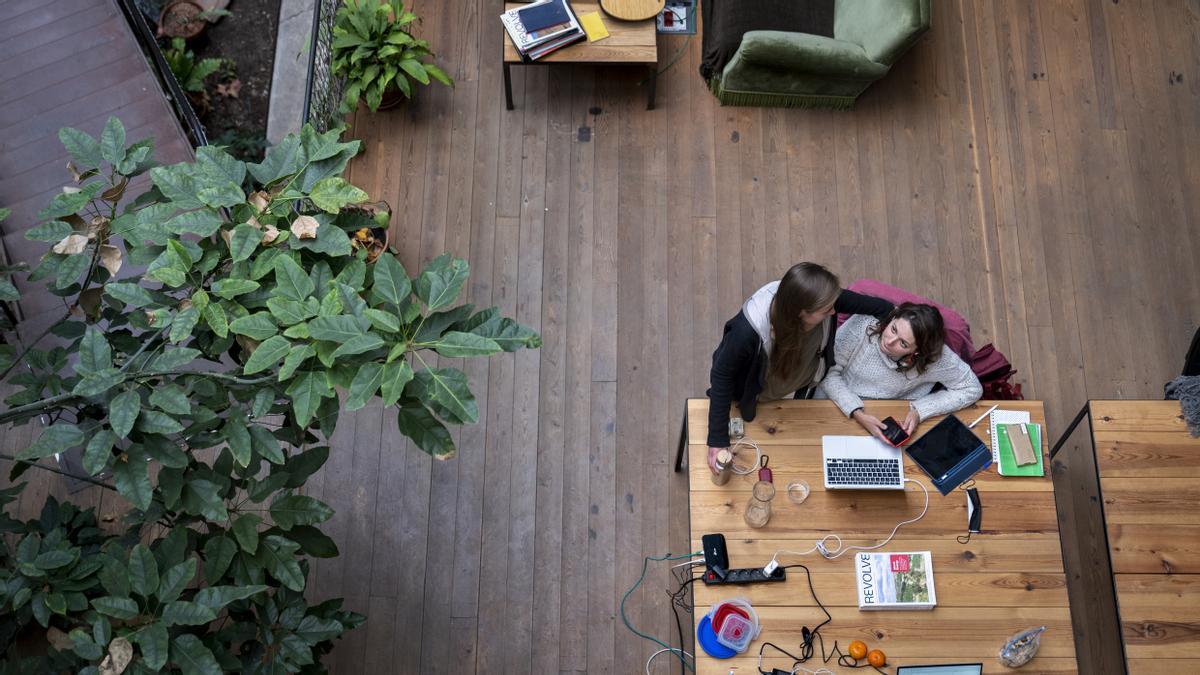 Uno de los espacios de trabajo del Nest City Lab.