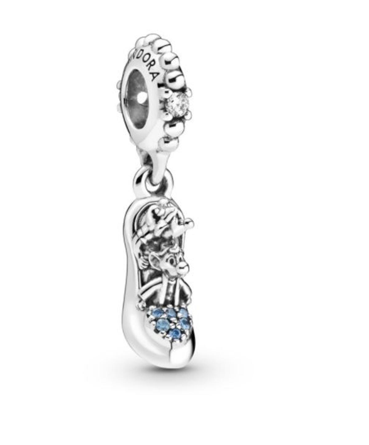 Charm Colgante en plata de ley Zapato de Cristal Cenicienta de Disney (Precio: 59 euros)