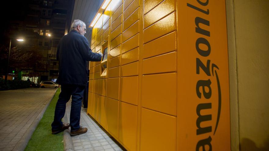 Buzón de entrega de Amazon en València