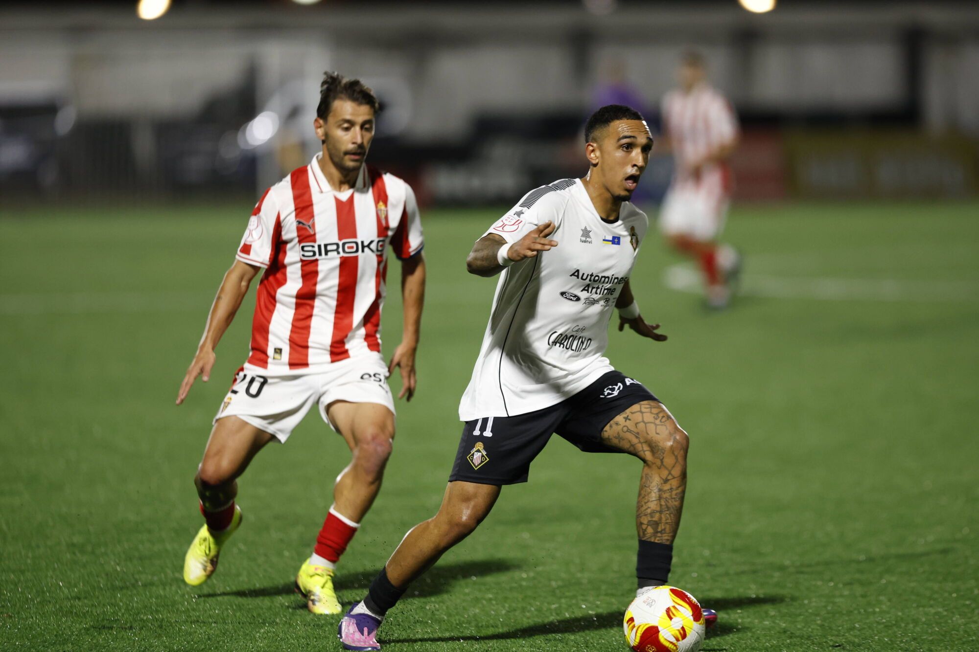 EN IMÁGENES: Gran ambiente en Mieres para el Caudal-Sporting de Copa del Rey