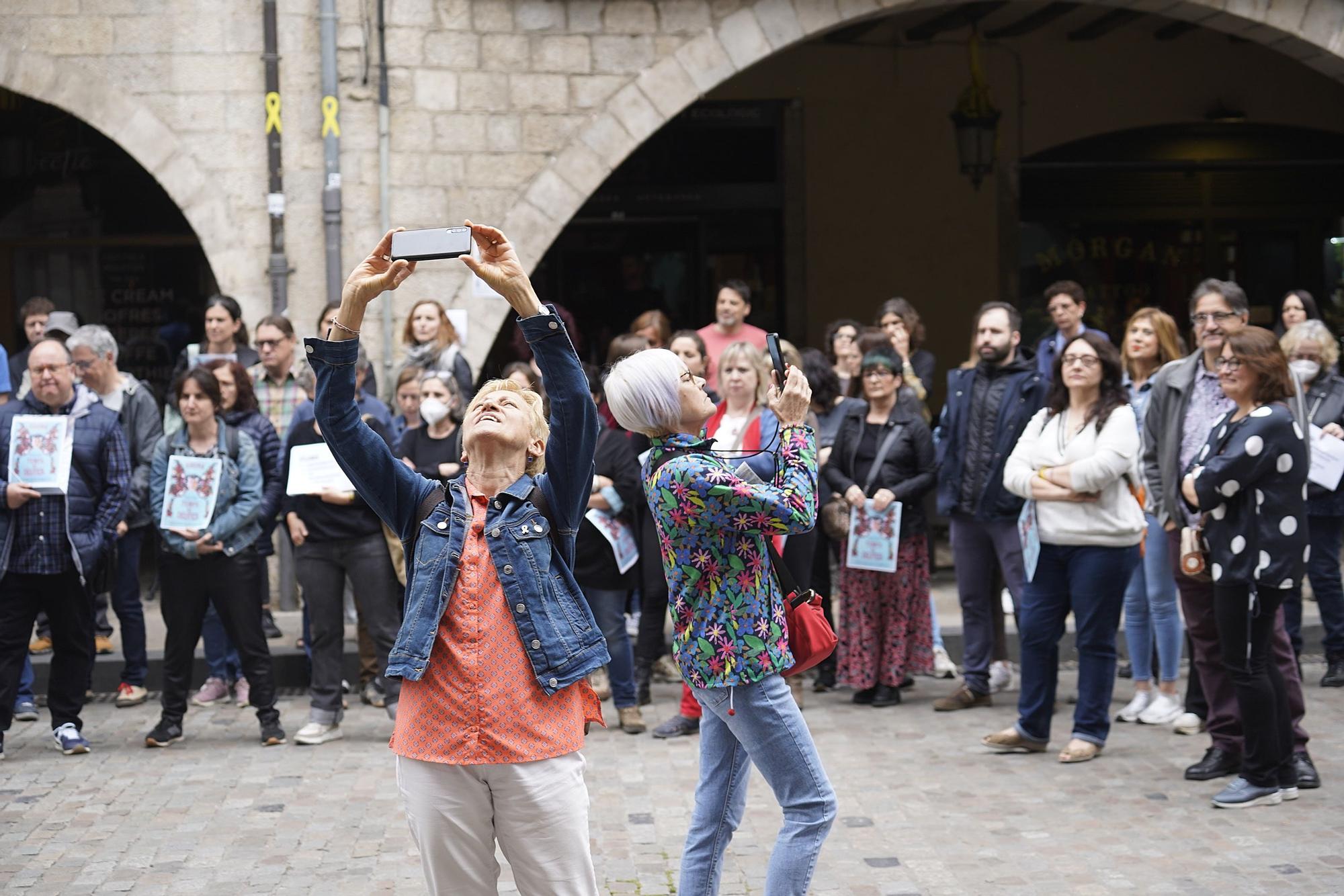 Nova protesta dels treballadors municipals de Girona