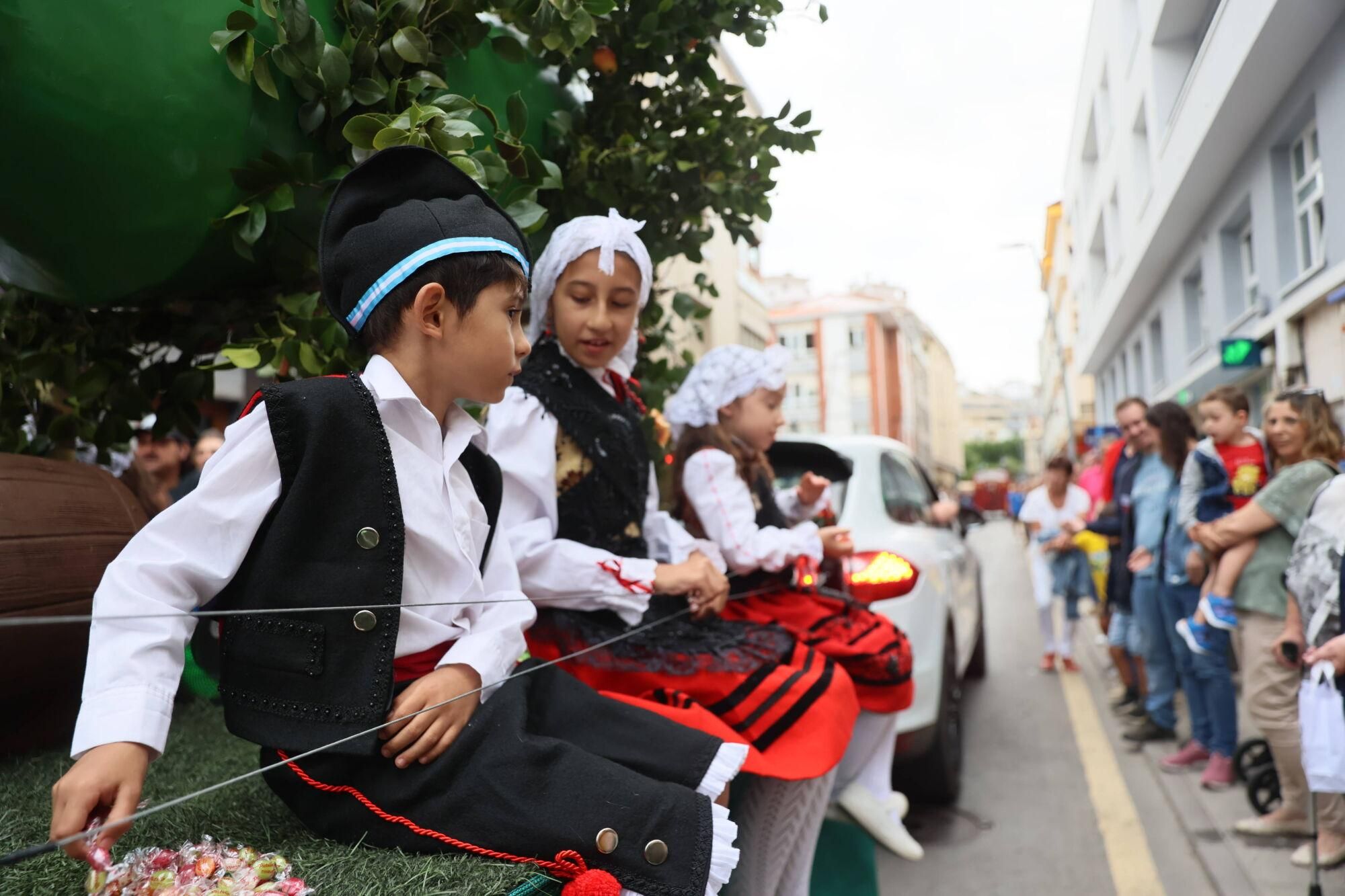 EN IMÁGENES: El desfile de carrozas por las fiestas del Carmen de Luancoi