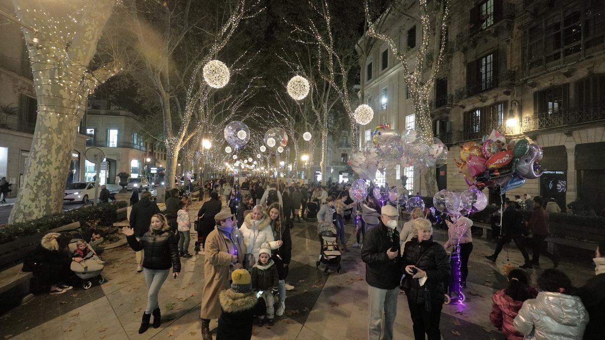 La Navidad llega a Palma: así ha sido el encendido de luces