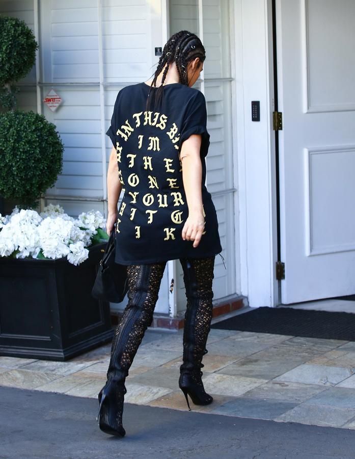 Aros en el pelo: Kim Kardashian