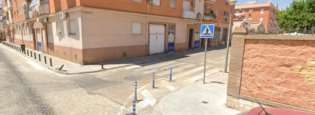 Imagen de la esquina en la que se produjo el suceso.